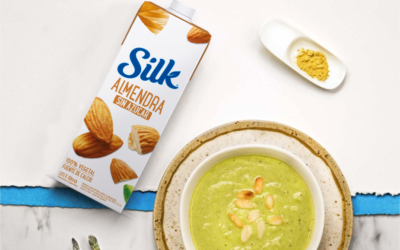 Crema de espárragos con Silk