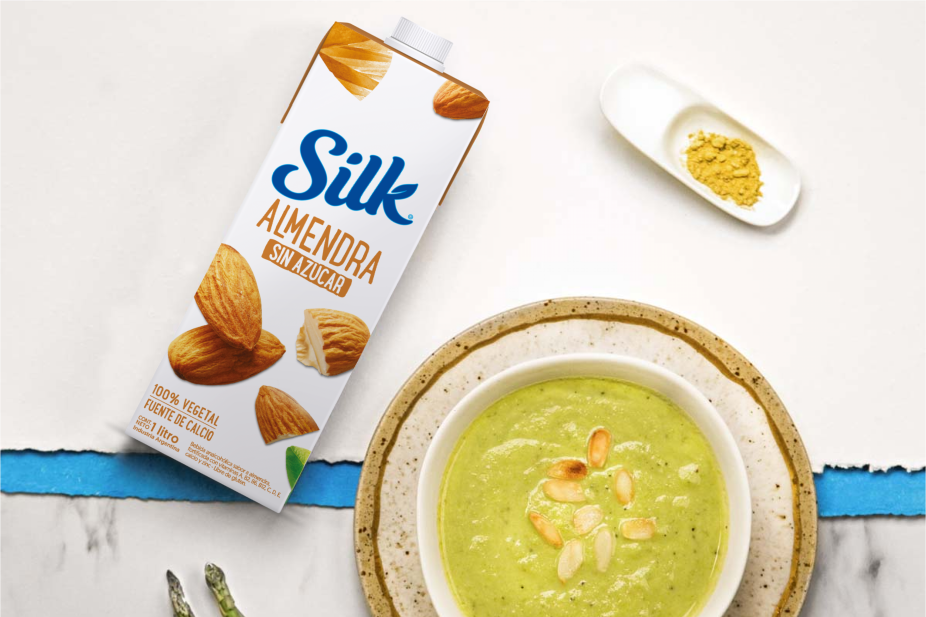 Crema de espárragos con Silk